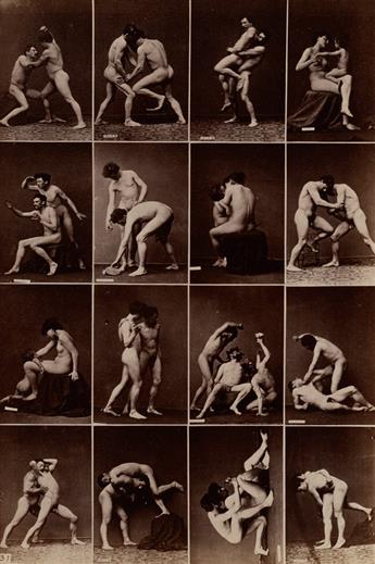 IGOUT, JEAN-BAPTISTE (1837-circa 1881) A presentation album titled Album dÉtudes Poses, with 39 composite studies of the human form.